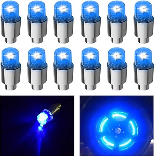 Miniatura 15 de 24 luces LED para rueda, luz intermitente, tapa de válvula de neumático, lámpara para automóviles, camiones, motocicletas y bicicletas (24 piezas 24