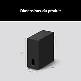 Sony BRAVIA Theatre Sub 8, Caisson de Basses sans Fil de 300 W pour Barre de Son/système Home cinéma, Compatible avec HT-A9M2 / A9000/ A8000/ A7100, SA-SW8, modèle 2026 - 4