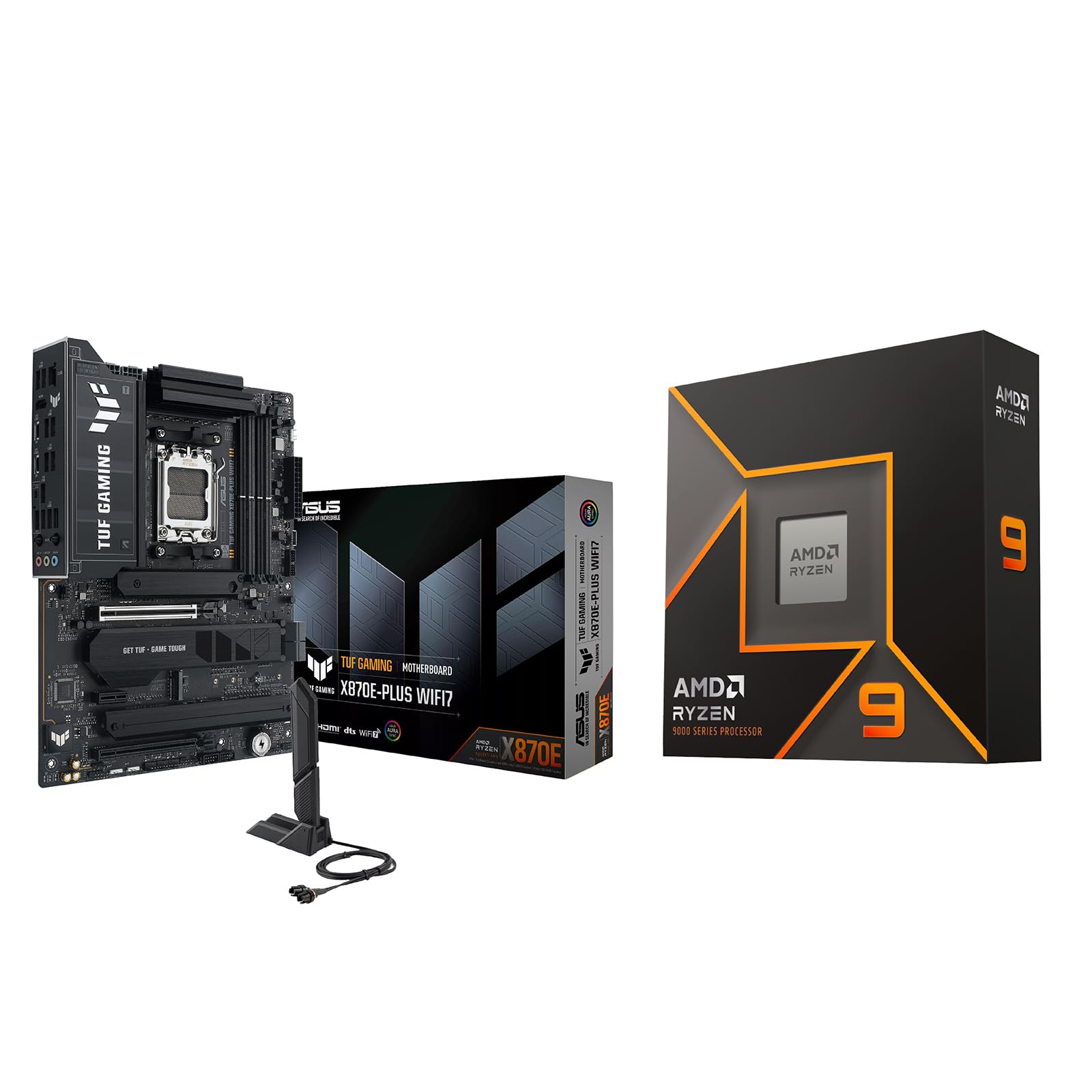 ASUS AMD X870E AM5 対応 ATX マザーボード TUF GAMING X870E-PLUS WIFI7+AMD Ryzen 9 9950X w