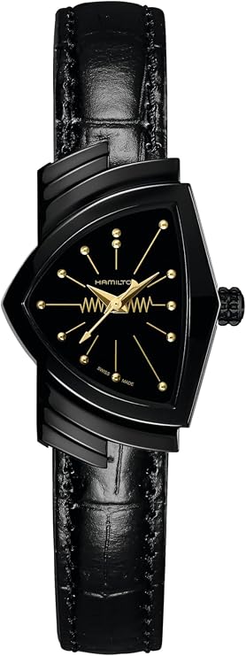 Hamilton Damen Analog Quarz Armbanduhr Ventura S Quartz