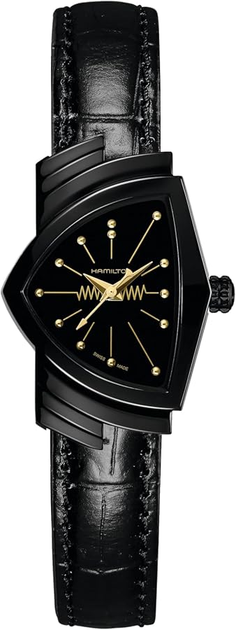 HAMILTON Ventura H24201730 腕時計　オールブラック Amazon.co.jp: [ハミルトン]HAMILTON 腕時計 正規保証 ベンチュラ