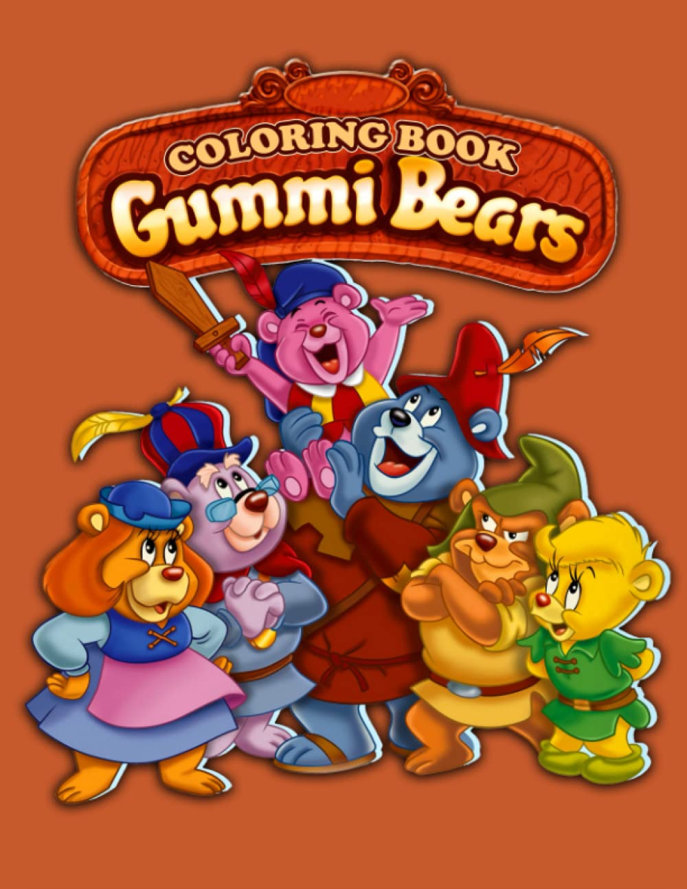 𝔾𝕦𝕞𝕞𝕚 𝔹𝕖𝕒𝕣𝕤 Coloring Book: American Animated Colouring Pages to Draw | With 30 Illustrations Pages for Birthday, Holiday