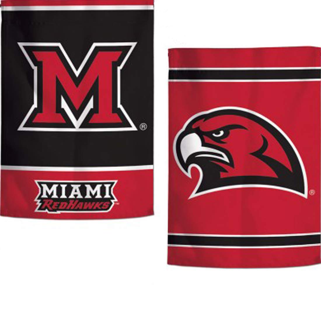 WinCraft Miami Ohio Redhawks Vertical Garden Flag 2 Sided 12.5 x 18 inches