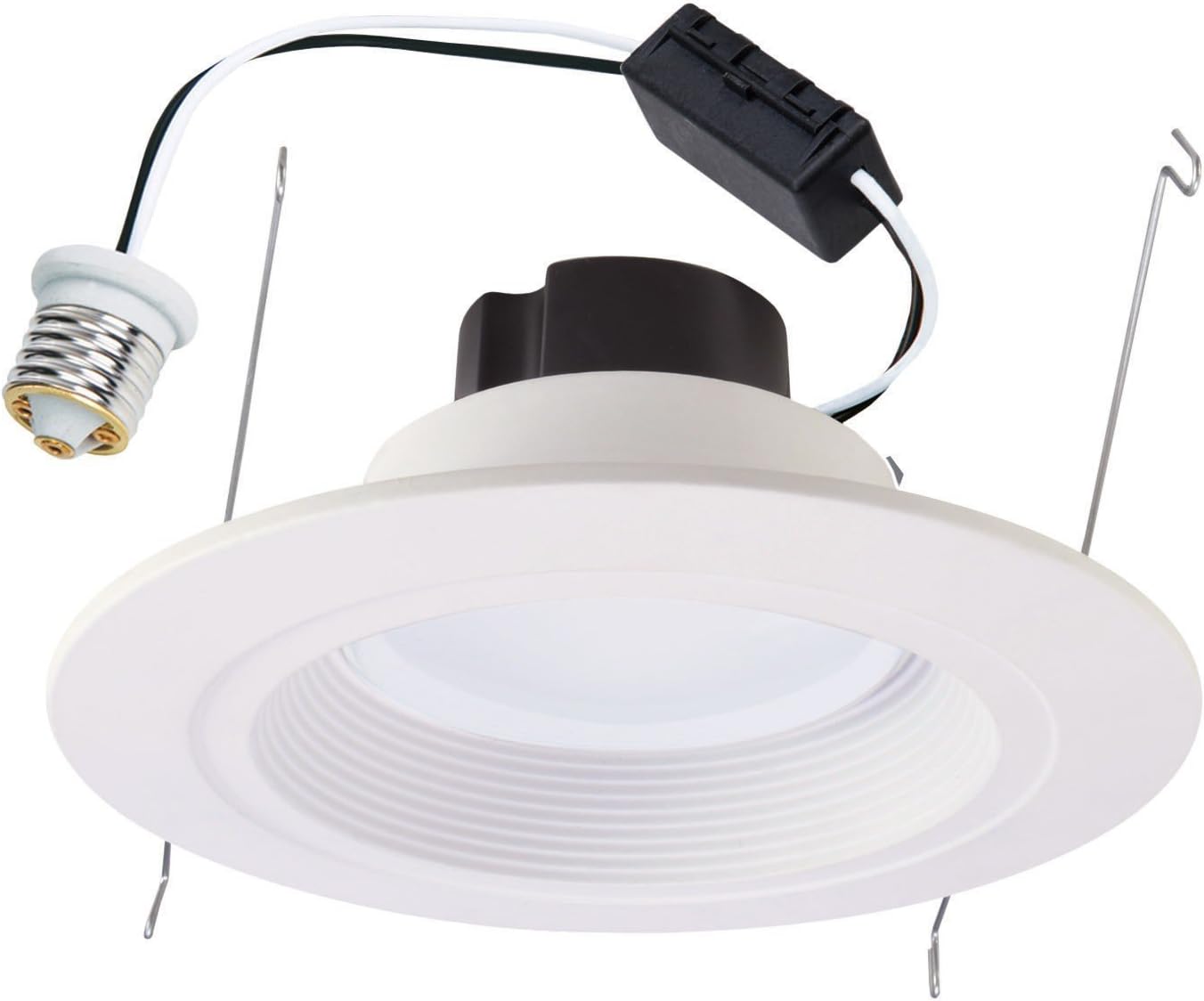 (Case of 6) Halo RL560WH6930 5 in & 6 in. Matte White Retrofit Baffle-Trim LED Module 90 CRI, 3000K