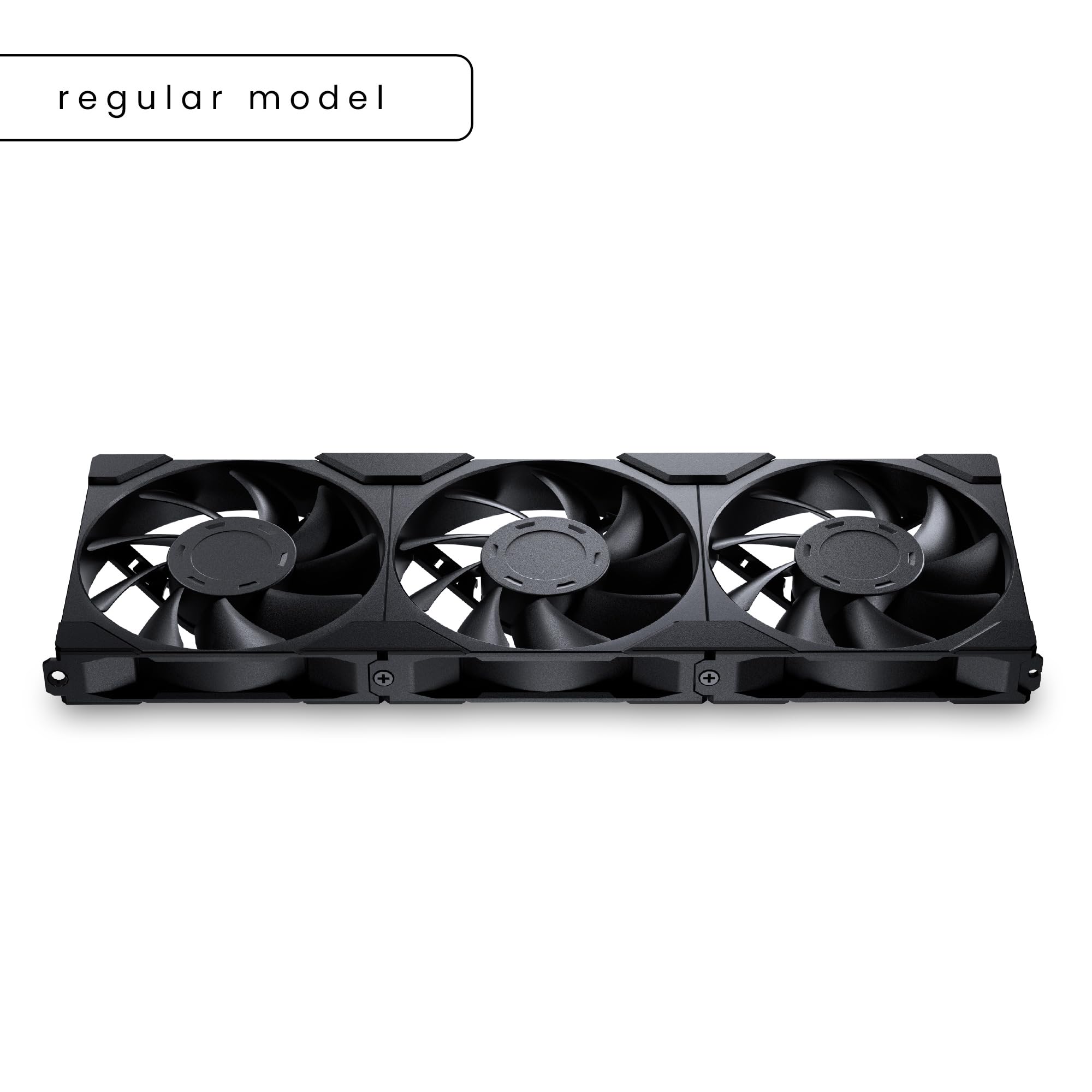 Phanteks M25-120 Gen2, 3er Pack, telaio ventola unificato a Daisy Chain, ventola di raffreddamento ad alte prestazioni PWM da 120 mm, Nero