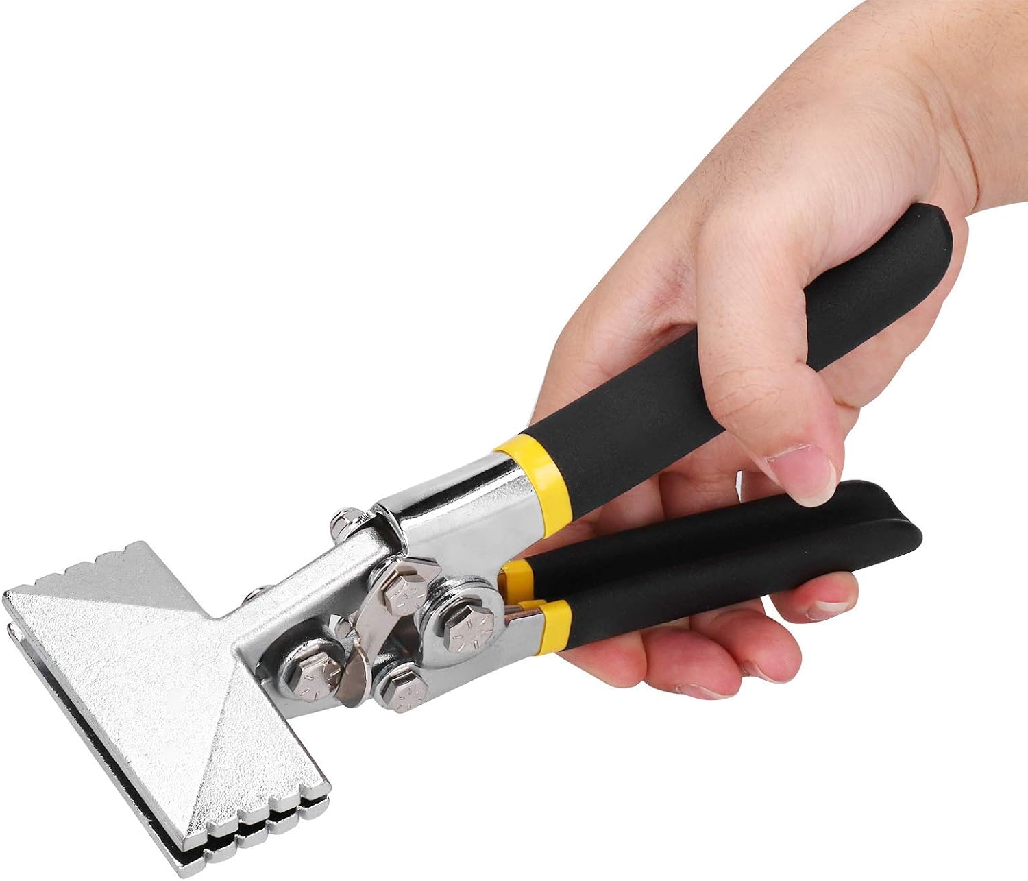 Hand Seamer Pliers Metal Multifunctional Straight Bending Tool Former Bender 3.1inch Black