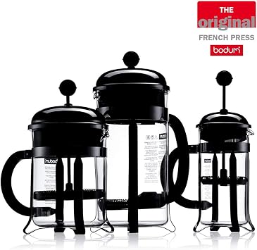 Bodum French Press Chambord - 350ml / 3 Cup Copper Coffee Maker - Heat-Resistant & Stainless Steel Filter - BPA-Free Dishwasher Safe Cafetiere - Made in Portugal
