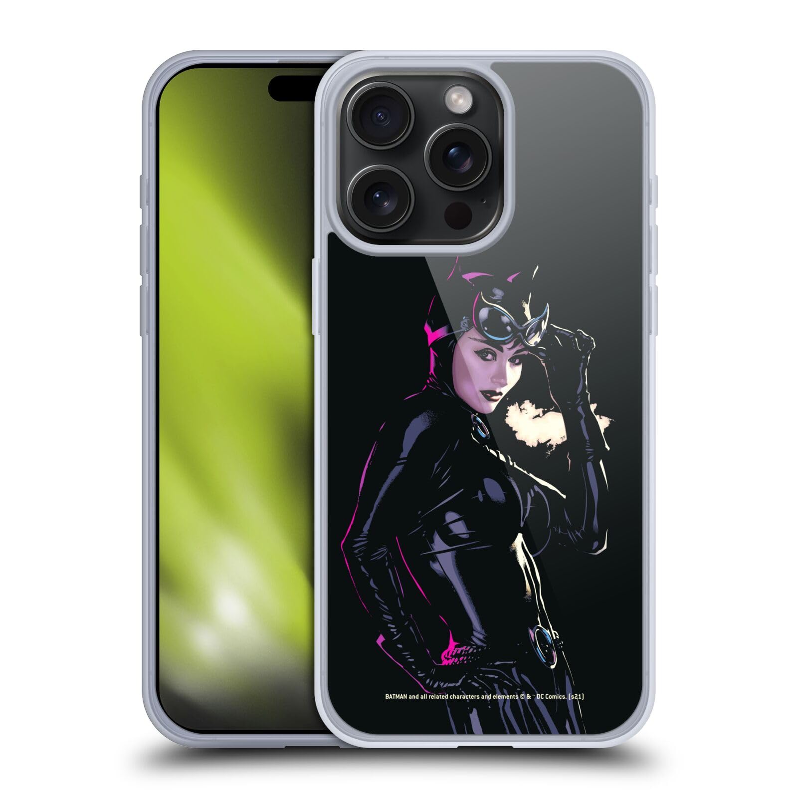 Funda Batman Catwoman iPhone 15 Pro Max Carcasa Gel Protectora Protector de Silicona 7