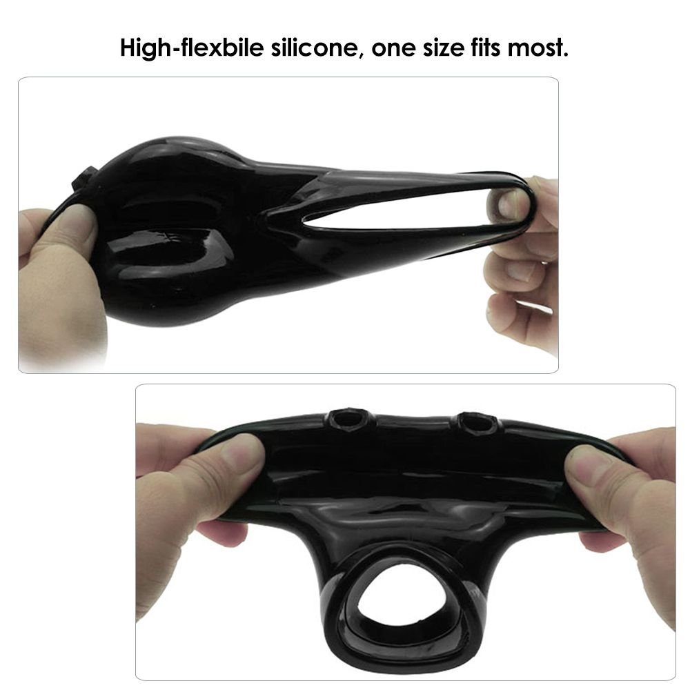 penisring hodensack Männlichen Hodensack Ring Gürtel Penis Ring Cock Hoden Restraint Cockring  Ball Stretcher Penis Sleeve Sex Spielzeug für Männer Zeit verzögerung :  Amazon.de: Drogerie & Körperpflege main image 1