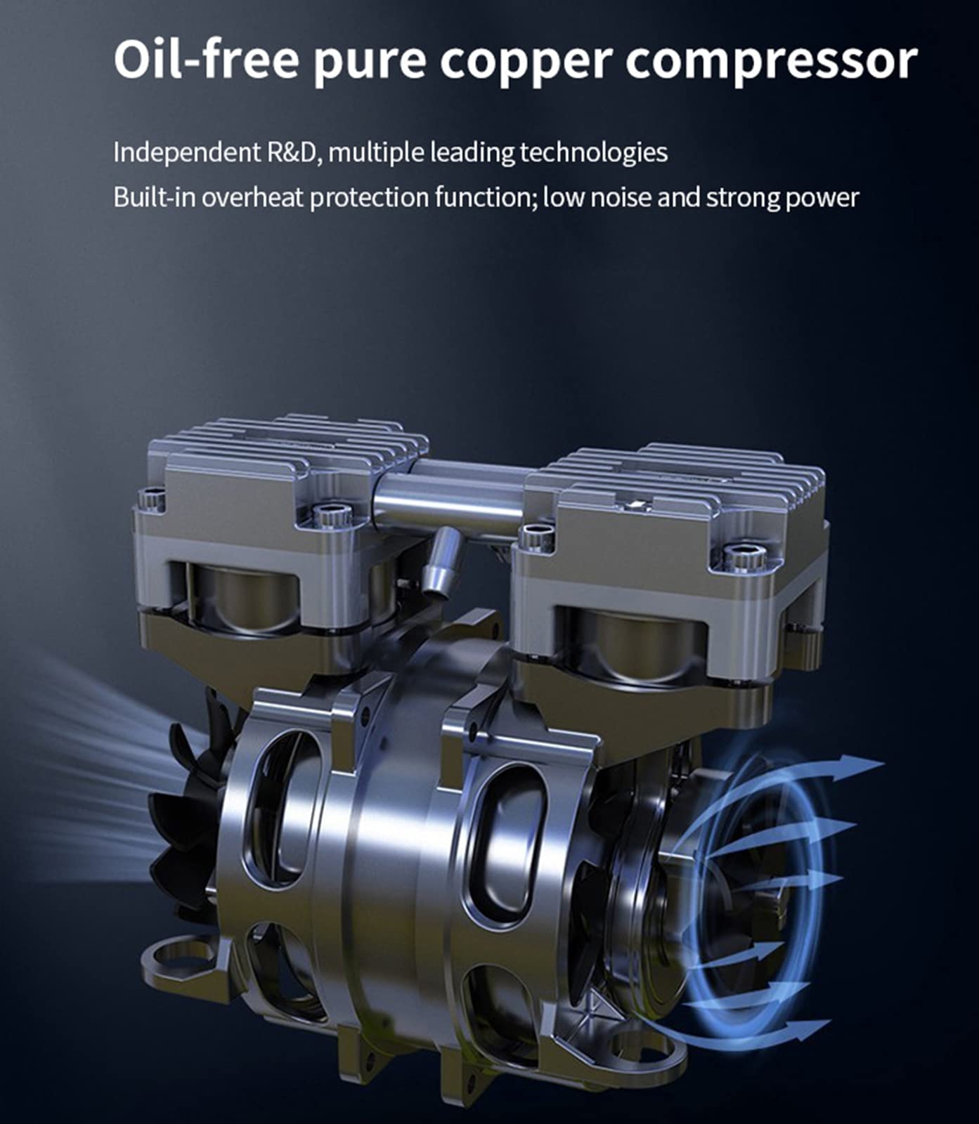 Concentratore di Ossigeno, 98% di Elevata Purezza 1-7 L/min di Flusso Regolabile Macchina di Ossigeno con Funzione di Atomizzazione, a Basso Rumore per Uso Domestico e Cura Personale.,JY102WB