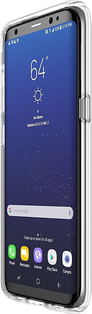 Speck Products Presidio Clear Cell Phone Case for Samsung Galaxy S8 - Clear/Clear