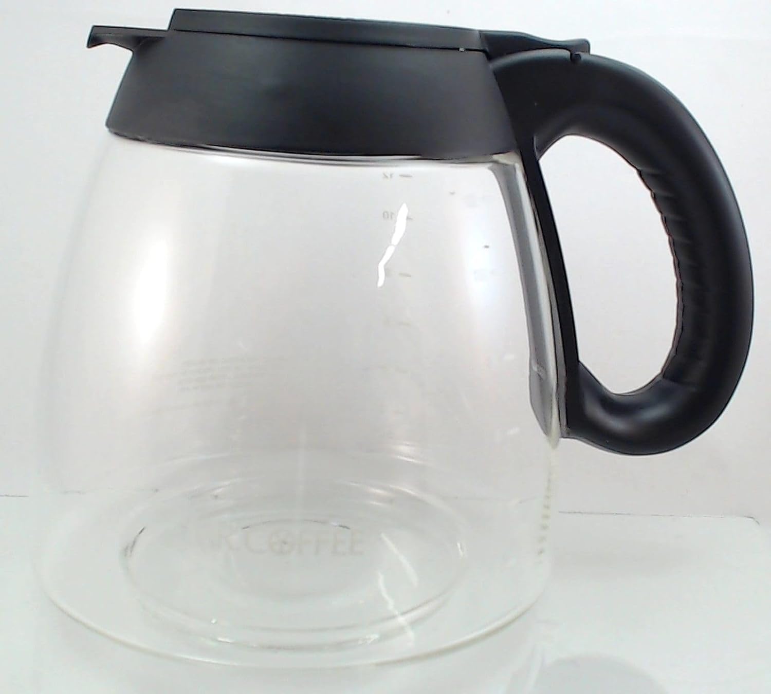 Replacement for fits ISD13, 12 Cup Mr. Coffee Carafe, Black fits FT & IS models