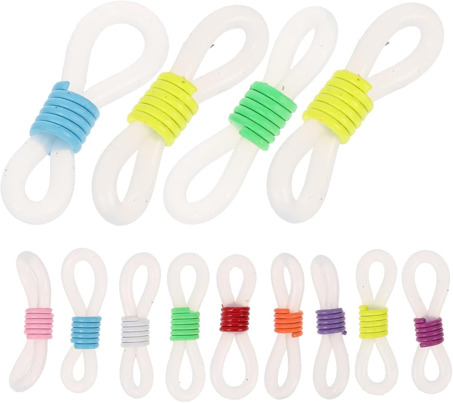 Sewroro 100pcs Glasses Ear Hook Connector Eyeglass