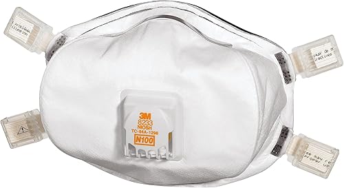 Miniatura 5 de 3M Respirador valvulado del retiro de la pintura de la ventaja, medios filtrantes avanzados para una respiración