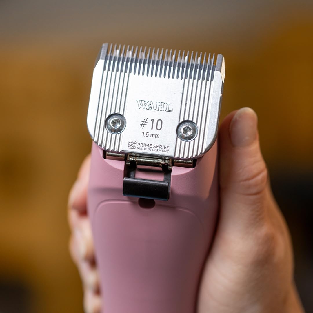 Wahl Prime Series Lame, #10, 1,5 mm, Lame per tosatrici per Animali, Lame di Ricambio, Lame di Ricambio per tosatrici per Animali Domestici, Acciaio Inox, Resistente alla ruggine, Taglio preciso
