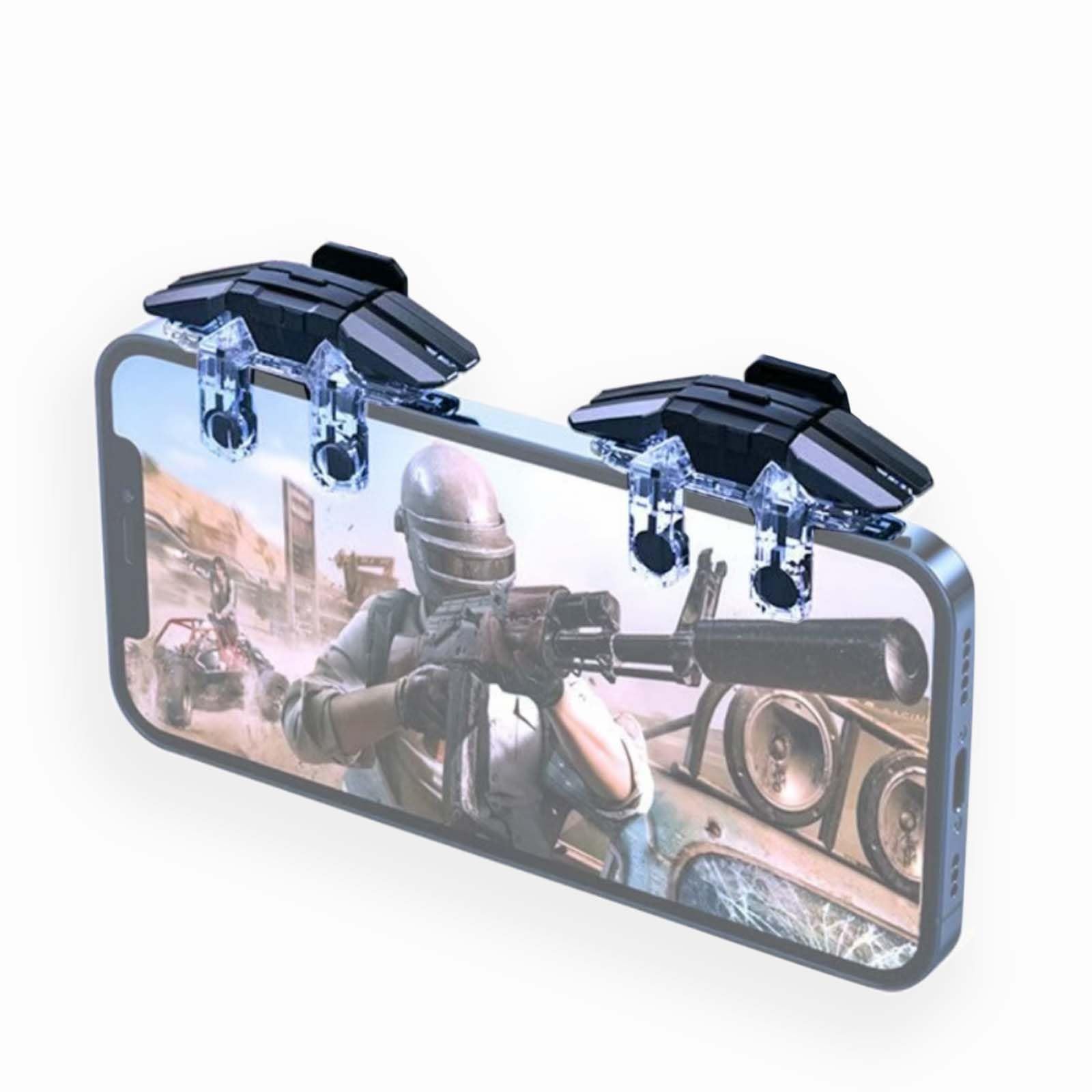 Amazon.co.jp: コントローラー スマホゲーム 射撃ボタン 片側ダブル