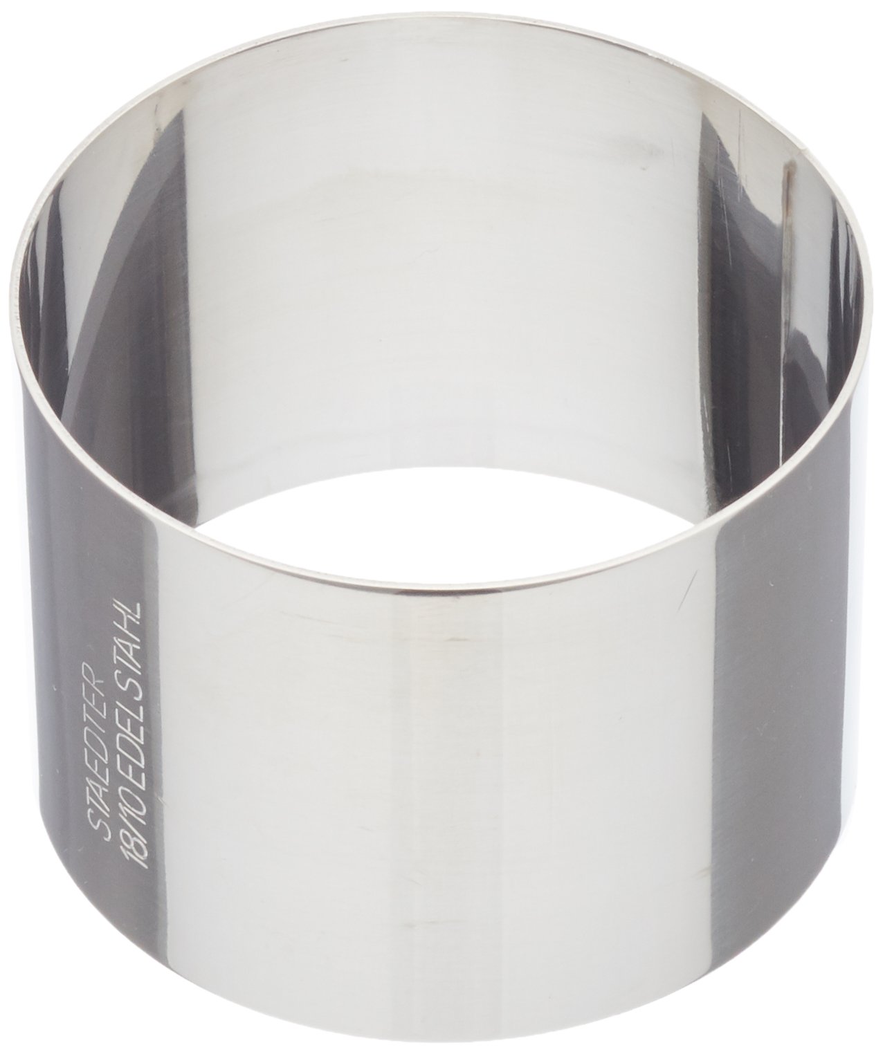 Städter 625129 Cercle à Tarte Diamètre 20 x 6 cm, Acier Inoxydable