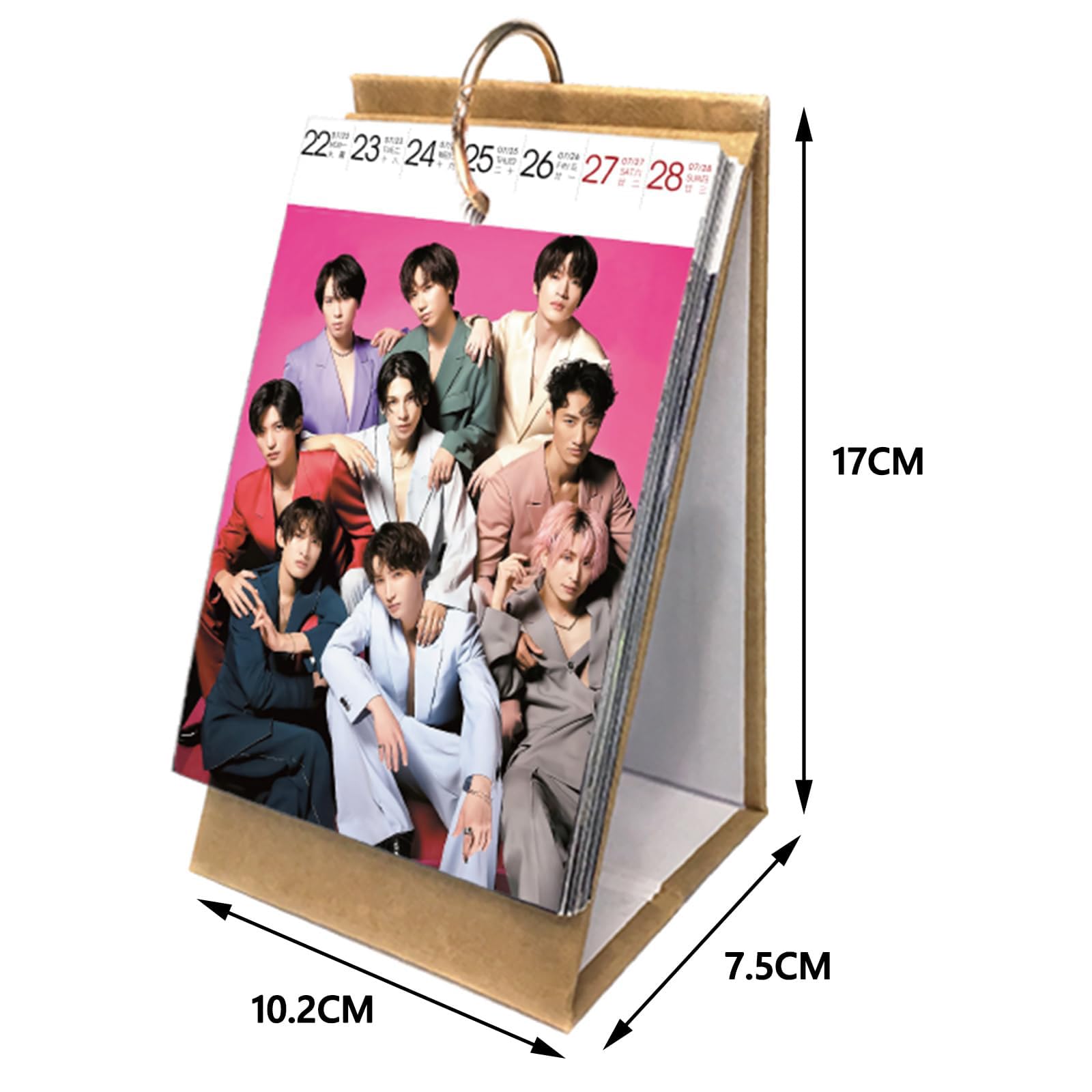 Snow Man スノーマン 公式カレンダー 2025.4～ &amp; 目黒蓮 うちわ Snow Man スノーマン 2025カレンダー、目黒蓮うちわ - メルカリ