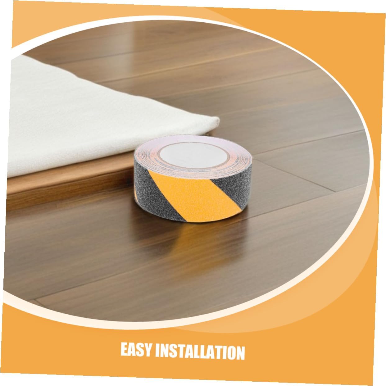 DOITOOL 2 Rolls Pvc Anti Slip Tape for Stairs – High Traction Safety Grip Tape 50mm X 10m, Indoor and Outdoor Floor Safety Strips for Non Skid Steps and Slip Prevention