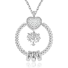 GNOCE Heart Pendant Necklace, Jewelry Gift for Women