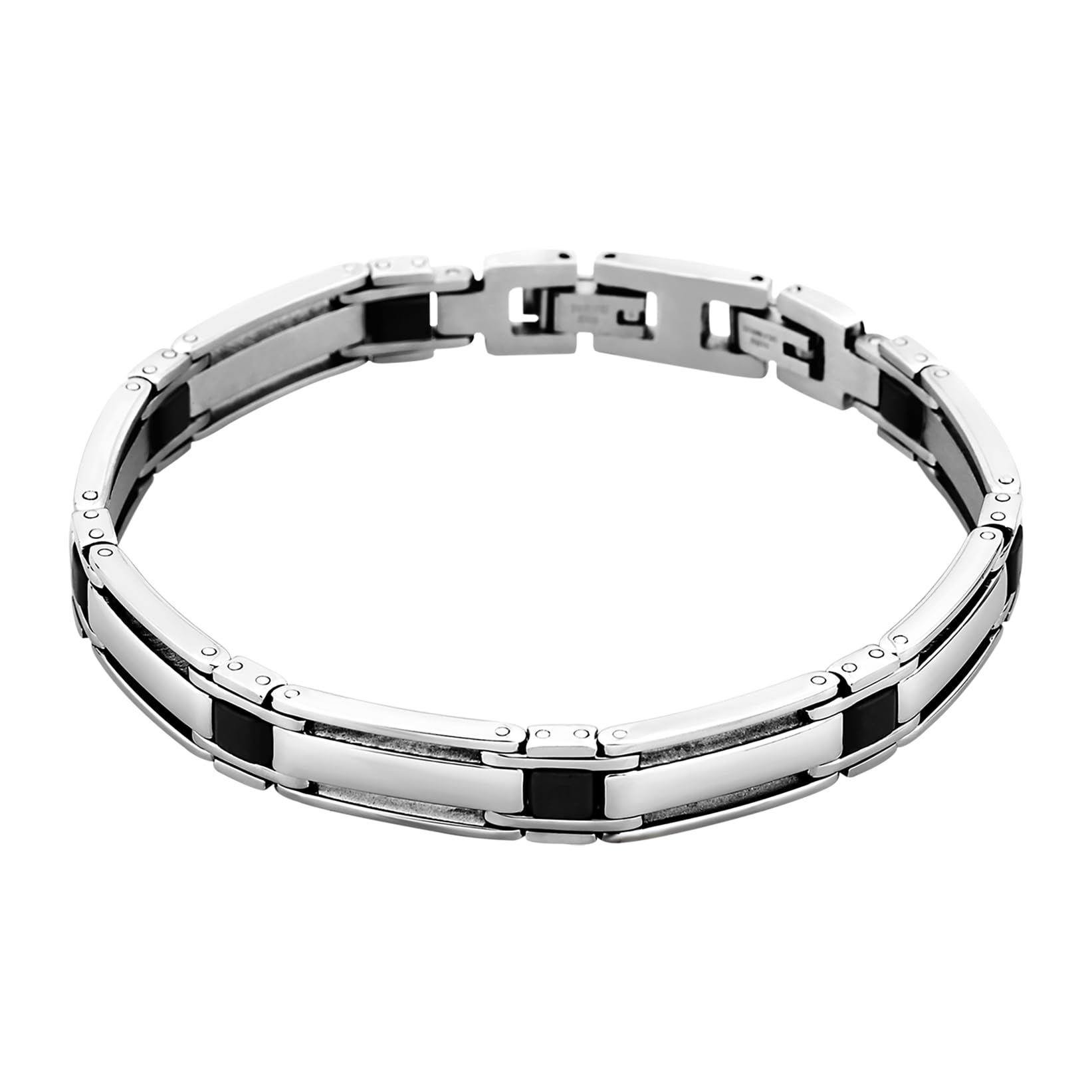 LOTUS STYLE Pulsera LS1575-2/1 Men In Black Acero inoxidable 316l 212.00 mm Hombre