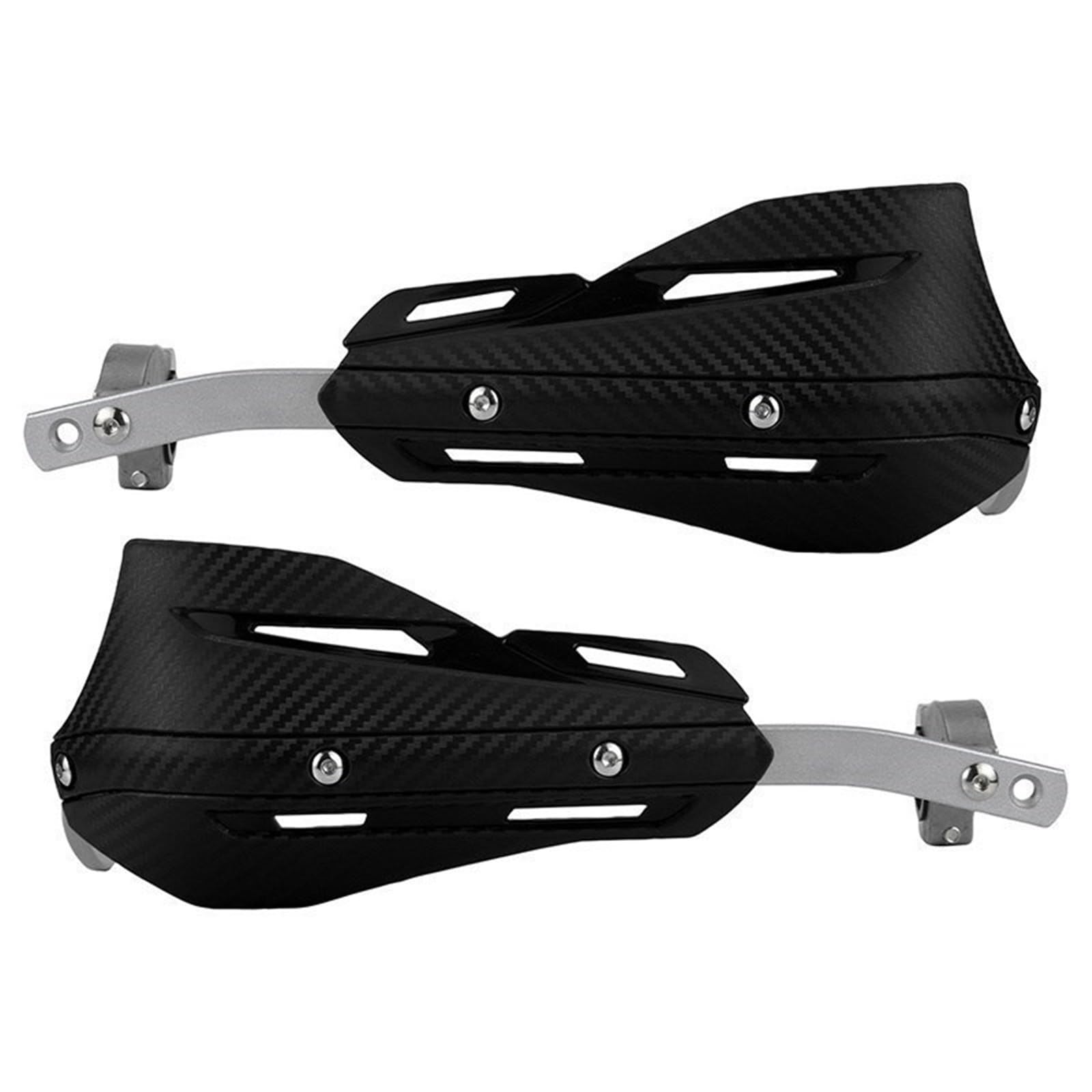 Adatto per Kayo SX SXF KLX KX Dirt Bike Enduro Moto 22mm 28mm Hand Guard Paramani Protezione Della Protezione Paramani Protezione del Manubrio del(Black)