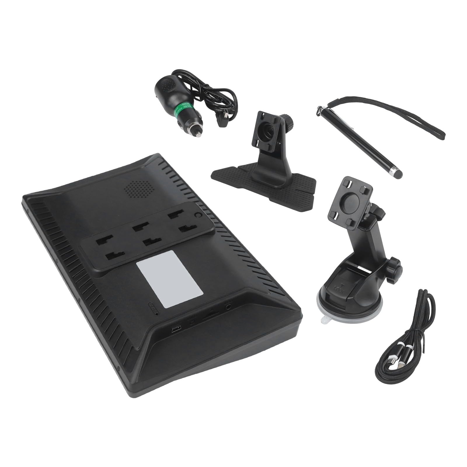 Navegación GPS para camión de 9 pulgadas para Europa, Reino Unido, Francia 2024, conductores comerciales para caravana semirremolque, alerta de voz FM, 8 GB + 256 MB, color negro