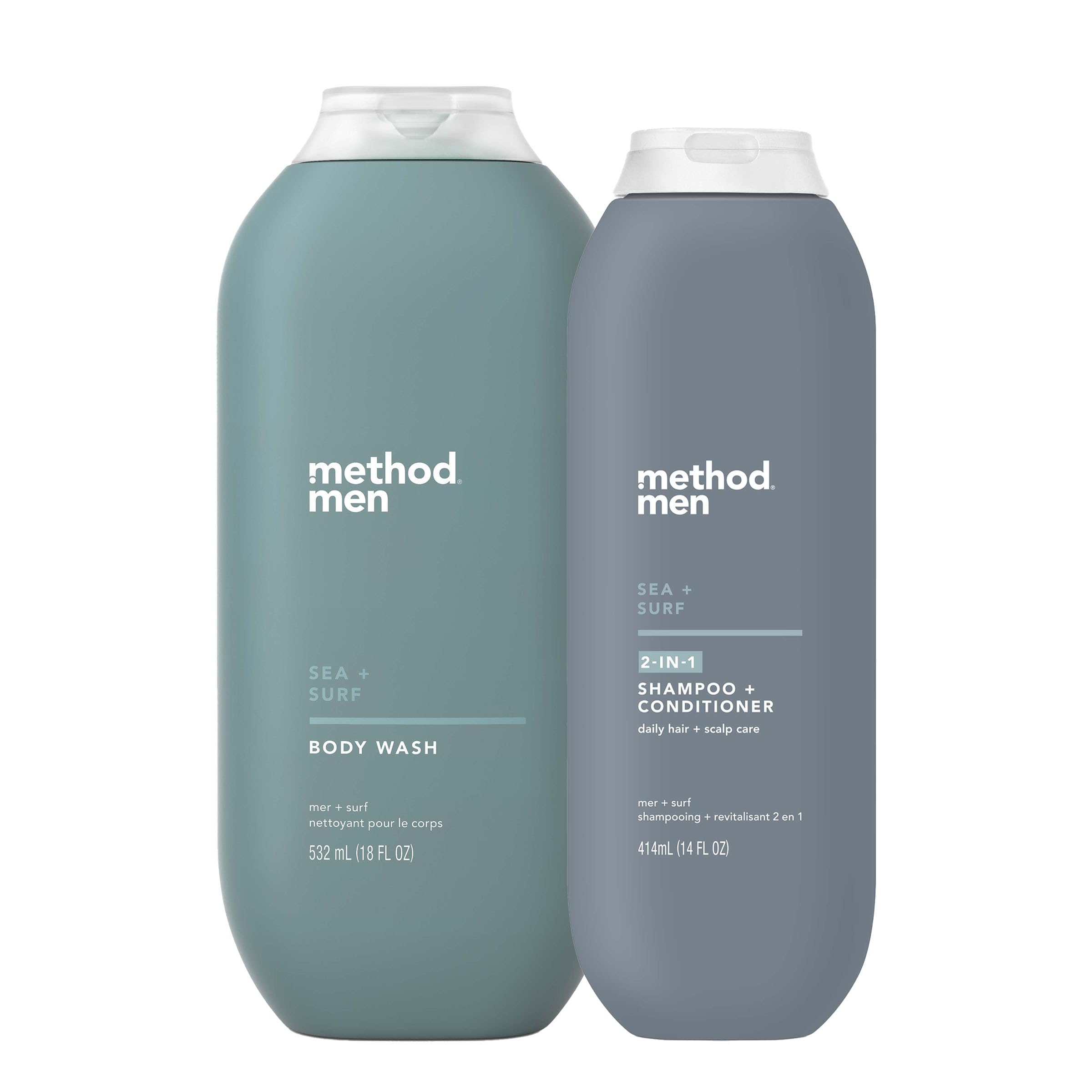 method 2-in-1 Shampoo and Conditioner and Body Wash, Sea + Surf