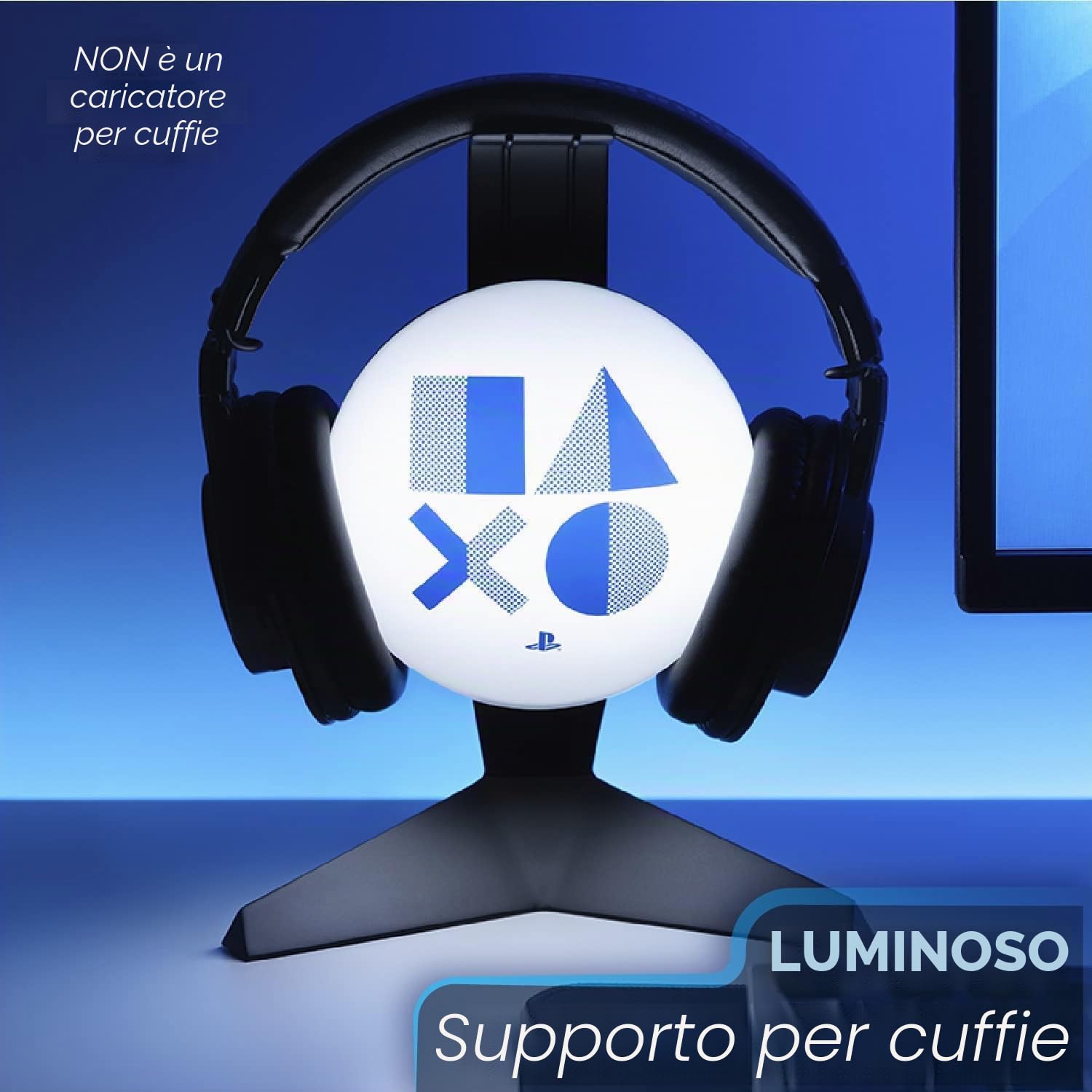 Paladone PlayStation Light - Stand for Headset - Official Merchandise