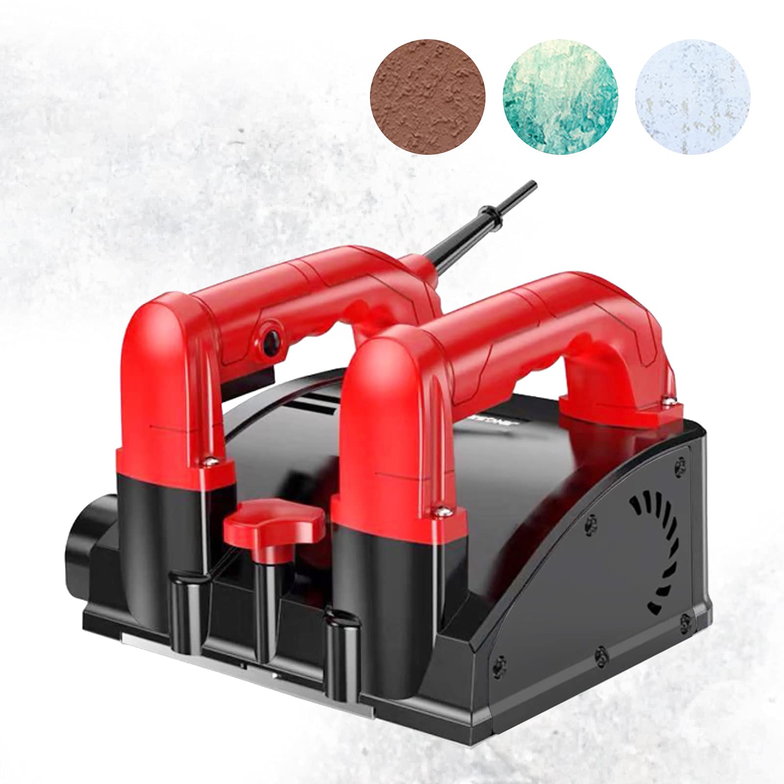 Fresatrice per pulizia da 1200 W, per ristrutturazione delle pareti, maniglie ergonomiche, alta efficienza, funzionamento senza polvere, larghezza fresa 160 mm, 3000 giri/min