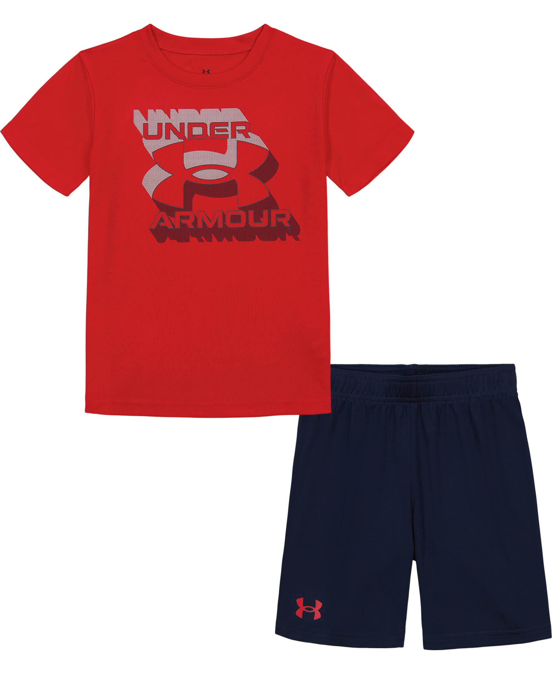 Under Armour Boys' 2-piece Short Sleeve Graphic T-Shirt and Shorts Set
