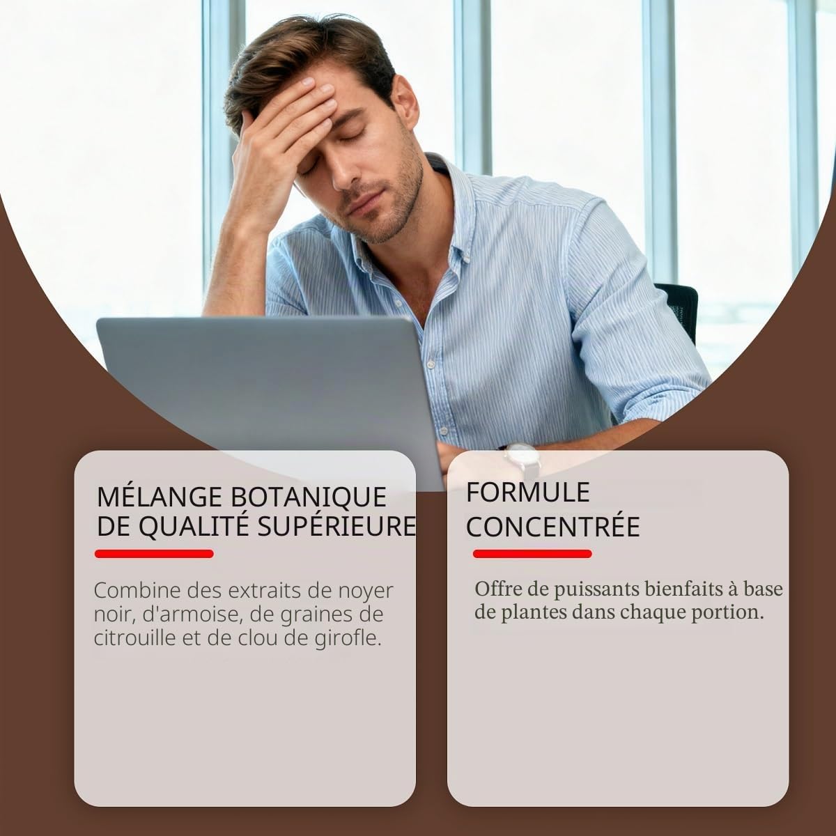 Absinthe Noyer Noir Clou de Girofle—Soutien à la vitalité│Convient aux hommes et aux femmes│240 unités,1pcs
