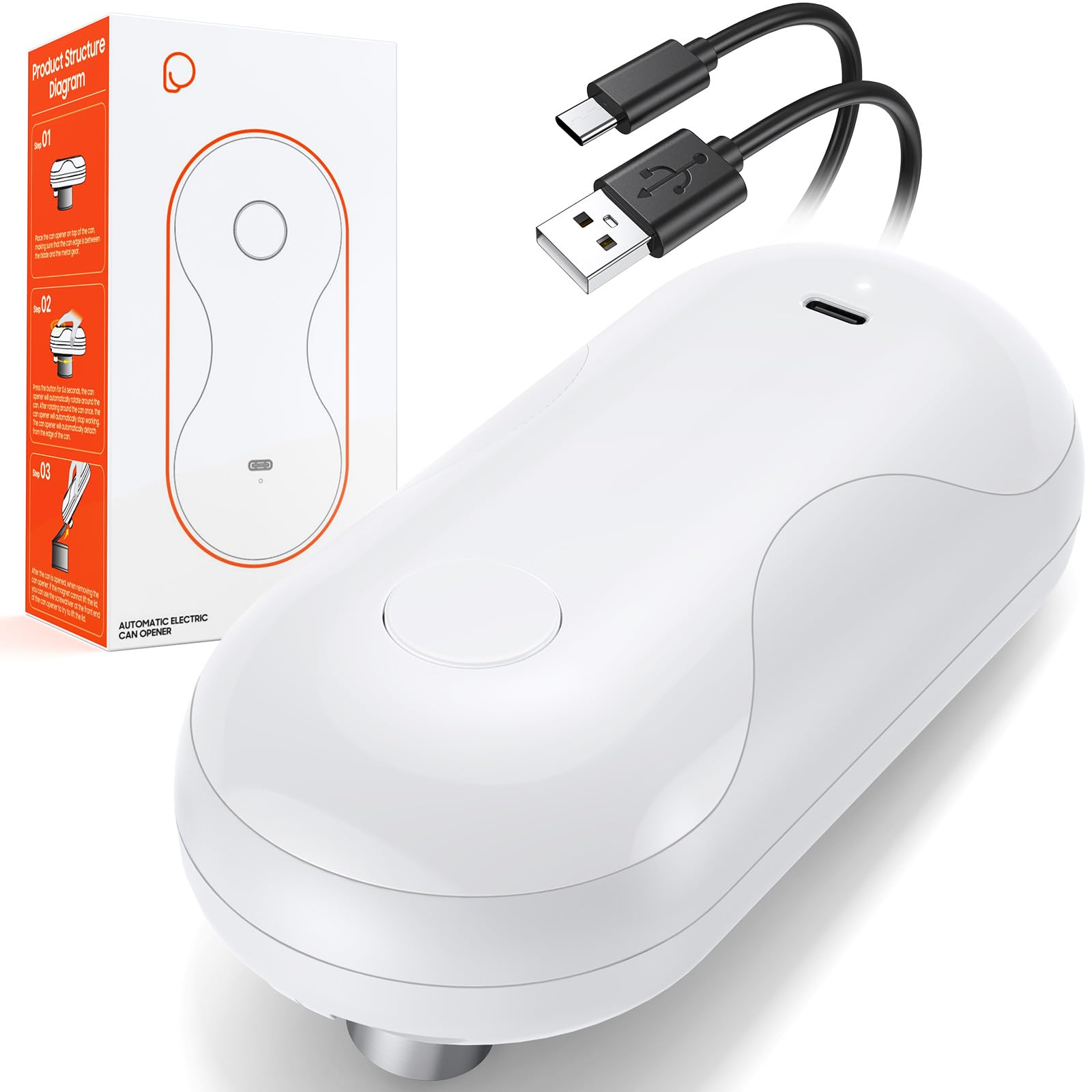 ARLEOQUZE Electric Can Opener with Auto-Stop