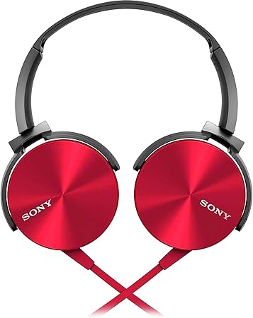 Fone De Ouvido Sony Mdr- Xb450 Extra Bass Vermelho | Amazon.com.br