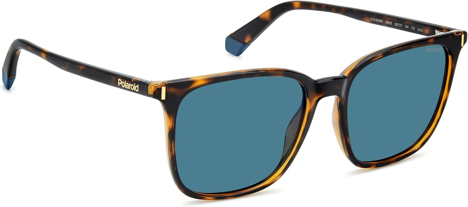 Polaroid PLD 6226/S DARK HAVANA/BLUE 54/17/140 women Sunglasses