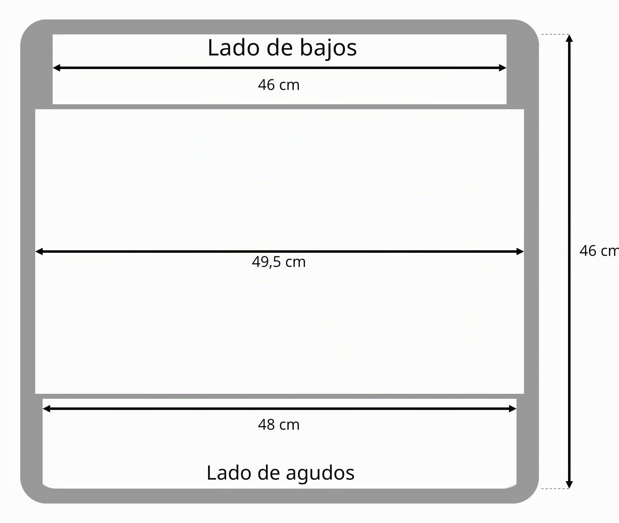 Alpenklang Carro Trolley para Acordeón 96 Bajos, Núcleo de Madera | Asa extensible y dos ruedas, Asa de transporte en la parte superior, Material exterior rígido resistente al agua de nylon