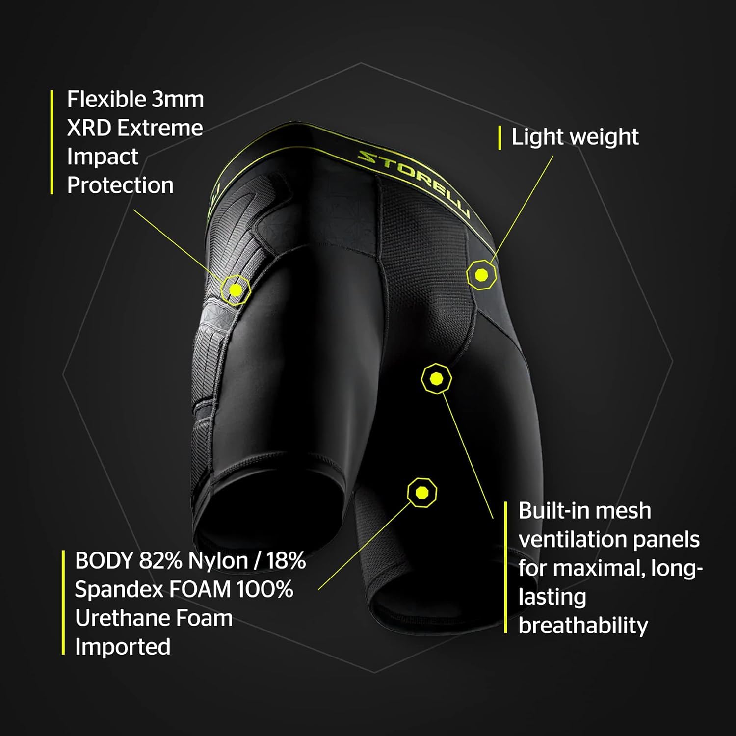 Storelli Body Shield Pantaloncini scorrevoli Uomo