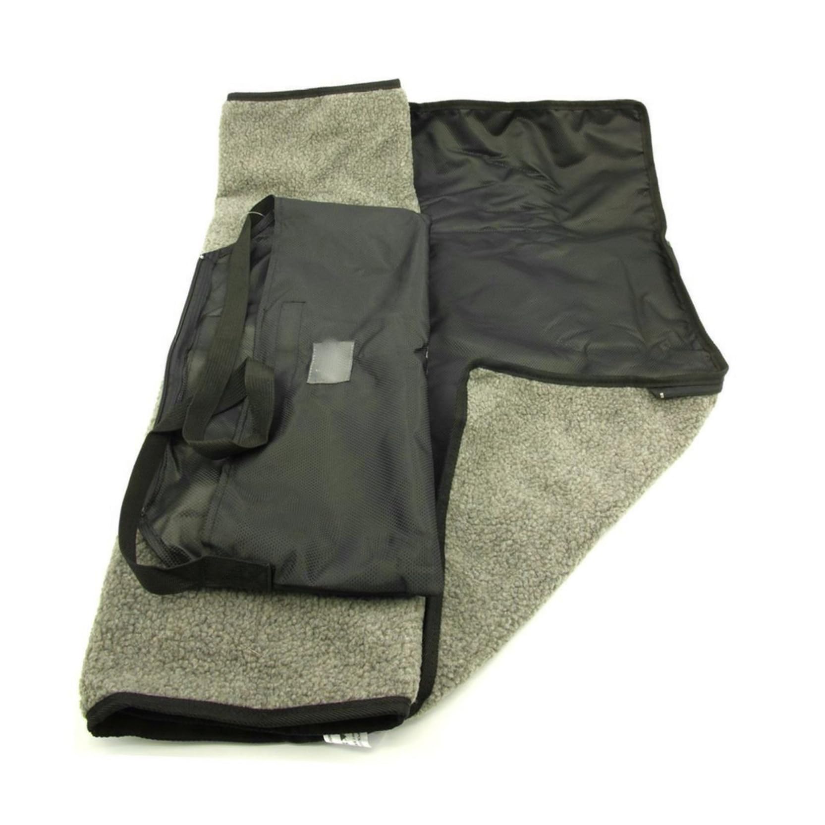 Manta De Viaje para Mascotas Plegable Exteriores Manta para Perros y Gatos para Picnic y Camping Negra