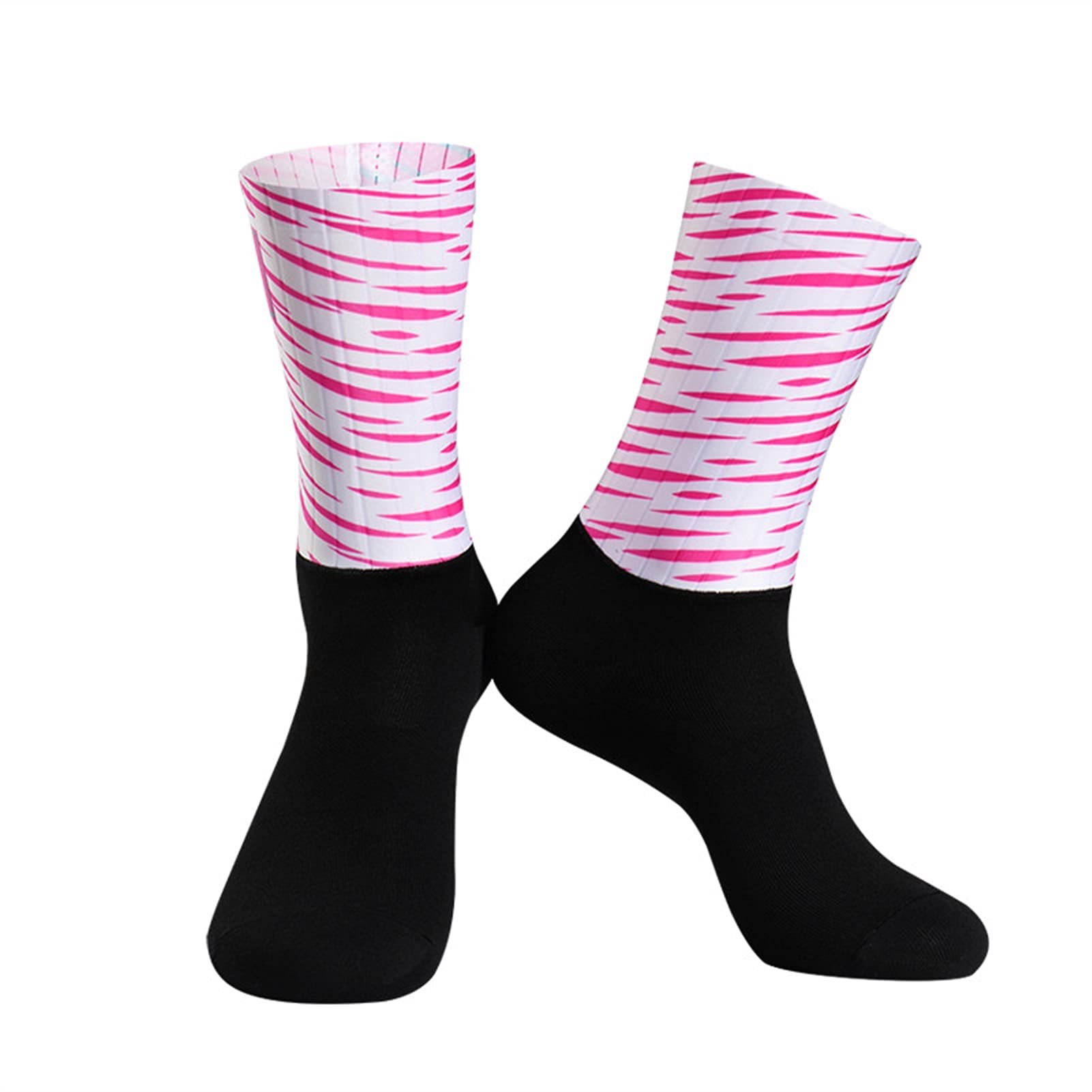 Sport Anti resbalón Silicona sin Fisuras Moldeo Integral de Alta tecnología Ciclismo de Alta tecnología Calcetines Transpirables Bicicleta Bicicleta Carreras Calcetines Deportes Calcetines