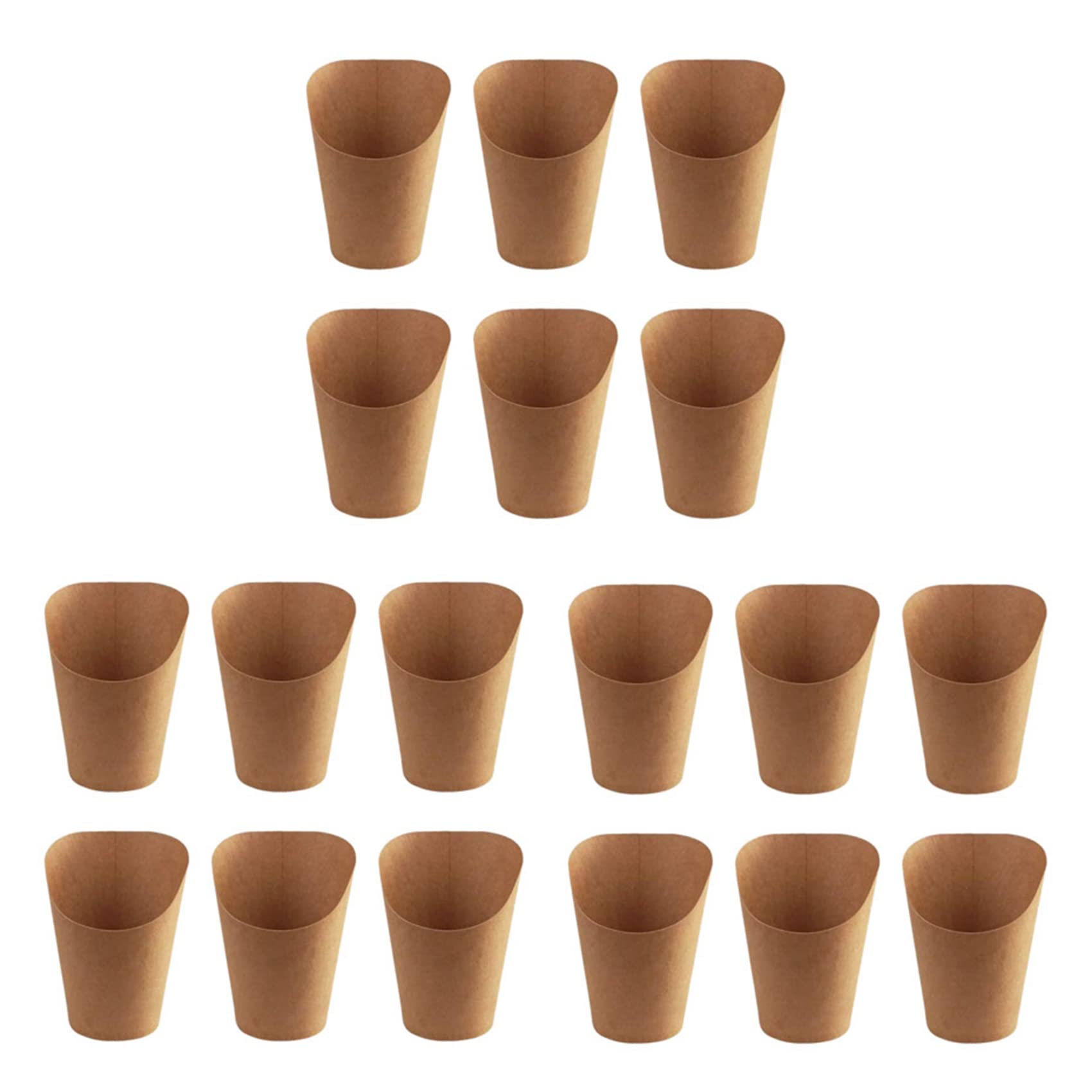 Porte-gobelets en papier frites jetables pour pique-nique et buffet d'anniversaire