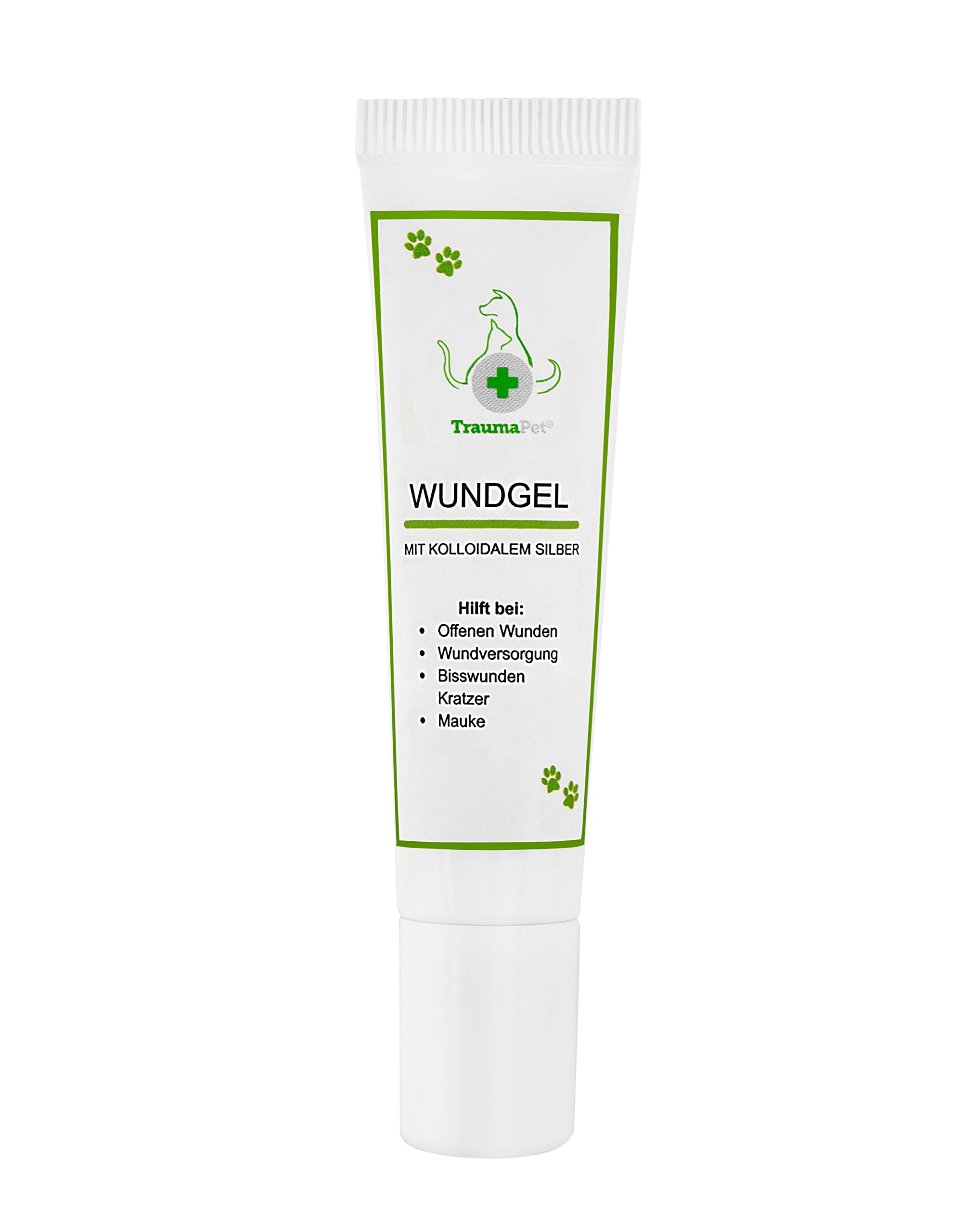 Traumapet Wundgel für Hunde und Katzen - enhält kolloidales Silber - Waschmittelfrei, Duftlos - Perfekt für Hundepflege und Hundegesundheit