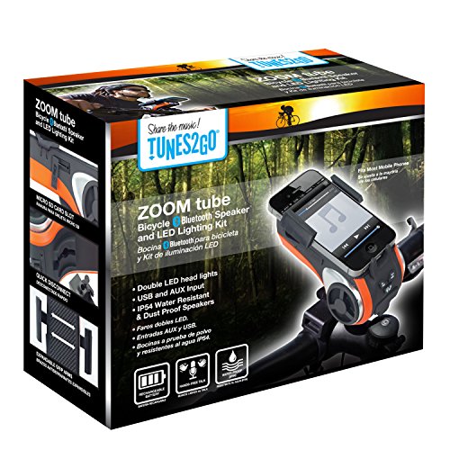 Sondpex Ztb-F01 Bicycle Phone Holder With Bluetooth Speaker And Led Lighting Kit #TOP7