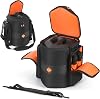 Carrying Case Compatible with Bose S1 Pro/S1 Pro+, Portable Bluetooth Speaker Bag with Shoulder Strap for Speaker, Microphones, Charger, Headphones, Cables, Multi-Pocket Durable Design