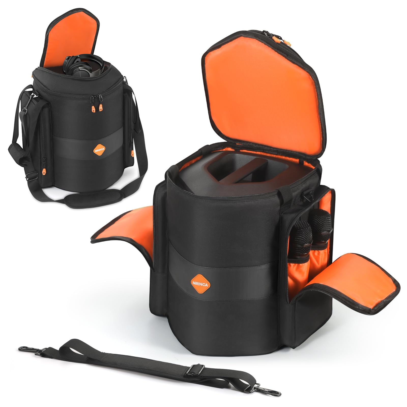 Photo 1 of MRINCA Carrying Case Compatible with Bose S1 Pro/S1 Pro+, Protective Cover Bag with Shoulder Strap, Durable Design for PA System Speaker, Microphones, Charger & Accessories