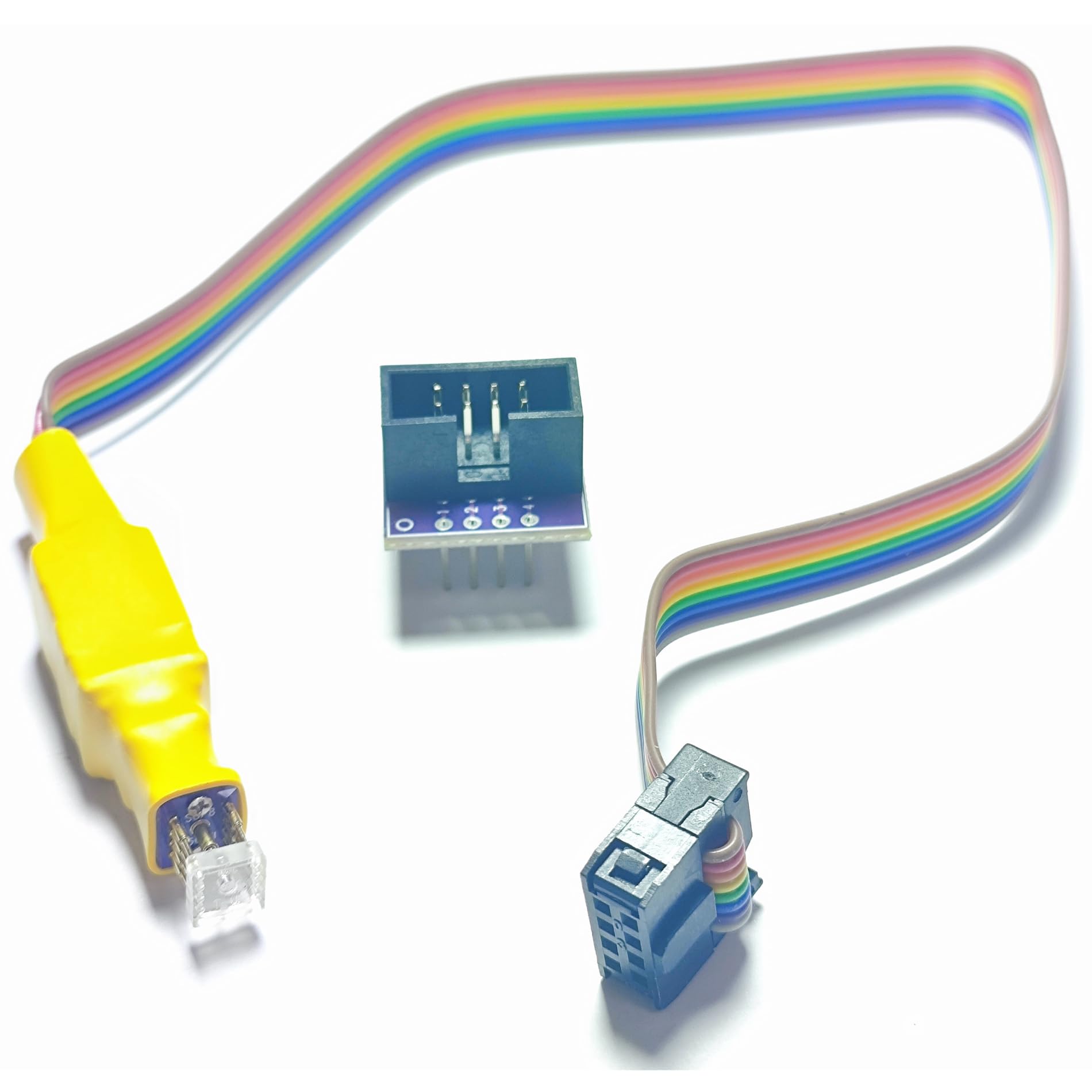 SOIC8 SOP8 Test Clip Test Line 150 mil pour programmation de puce IC de circuit EEPROM 93CXX/25CXX/24CXX sur programmateur USB TL866 T48 T76 RT809F RT809H