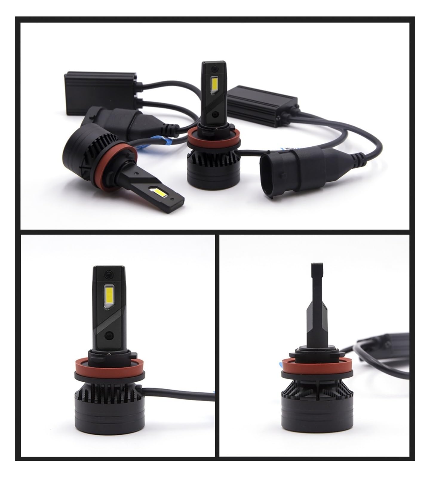 2 pz 90 W 20000LM F3 H4 H7 H8 H11 Auto LED Fari Lampadina Fendinebbia H7 H11 H8 9005 9006 H1 Auto LED Kit di Conversione del Faro(9005/HB3)
