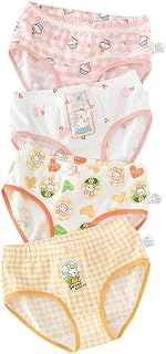 Camiseta interior para niños y niñas, 4 unidades, ropa interior para niños pequeños, niñas, lindos calzoncillos de dibujos animados, pantalones cortos de algodón, ropa interior cómoda, bañadores para