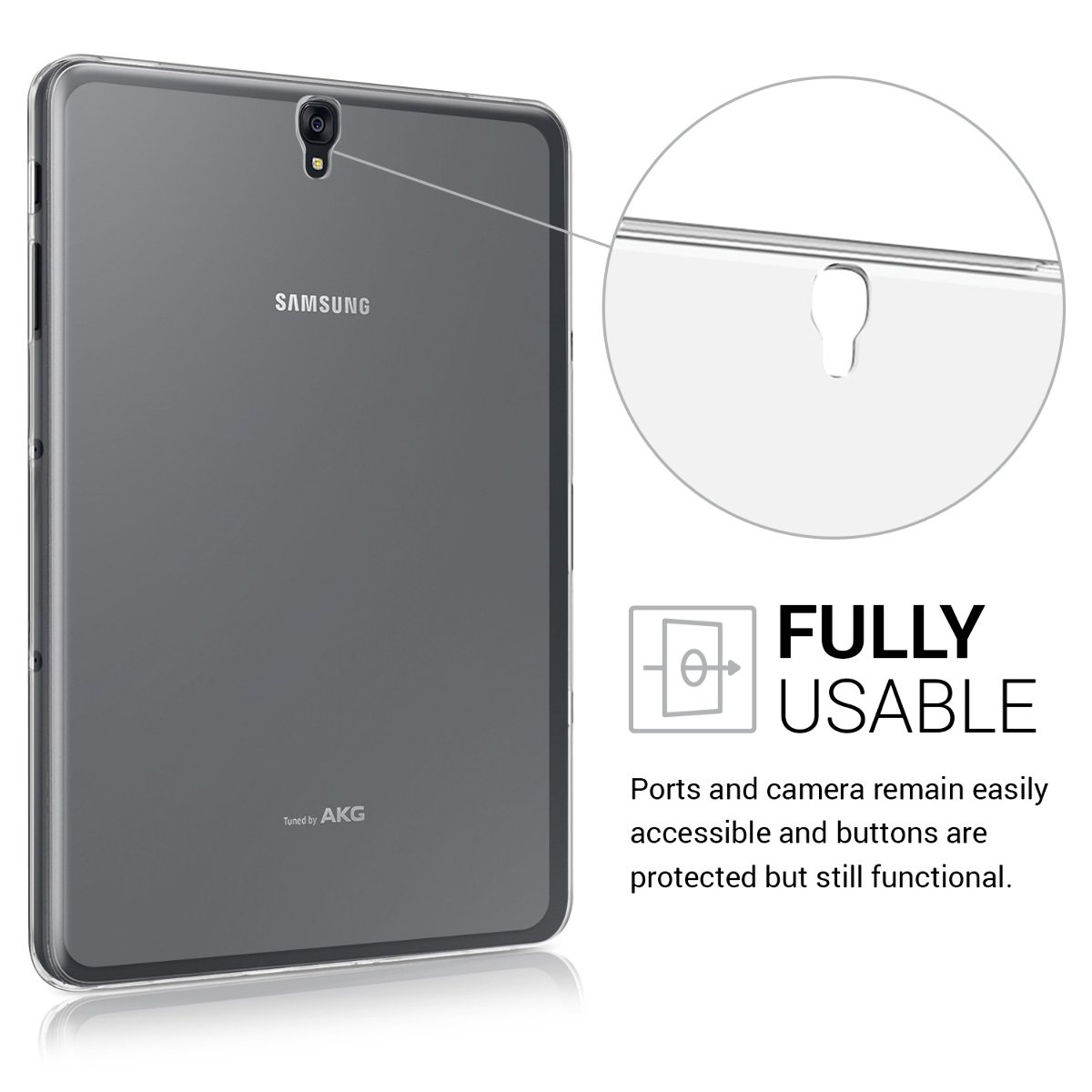 Amazon | kwmobile タブレットケース Samsung Galaxy Tab S3 9.7 T820 