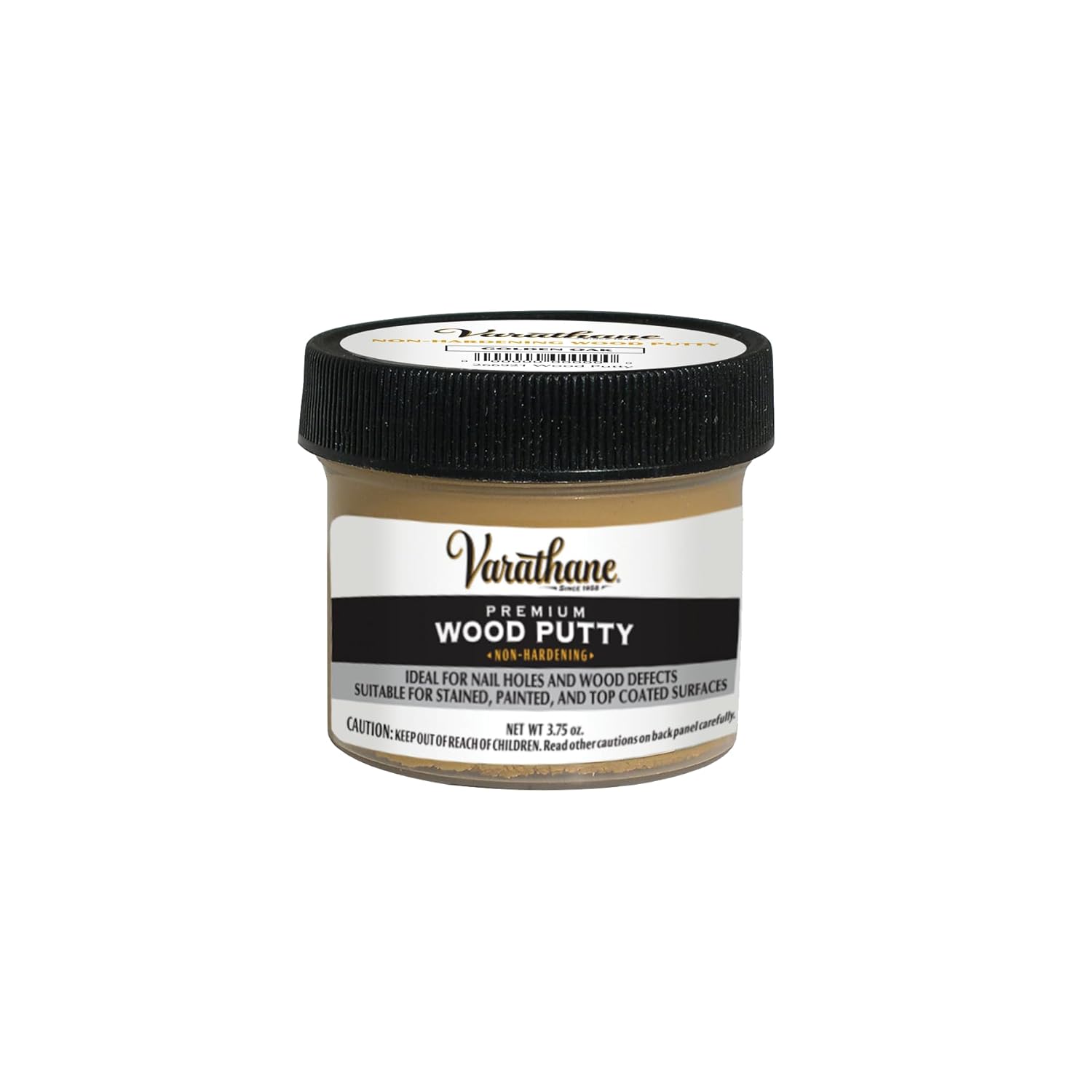 Varathane 375538 Premium Wood Putty, 3.75 oz, Golden Oak