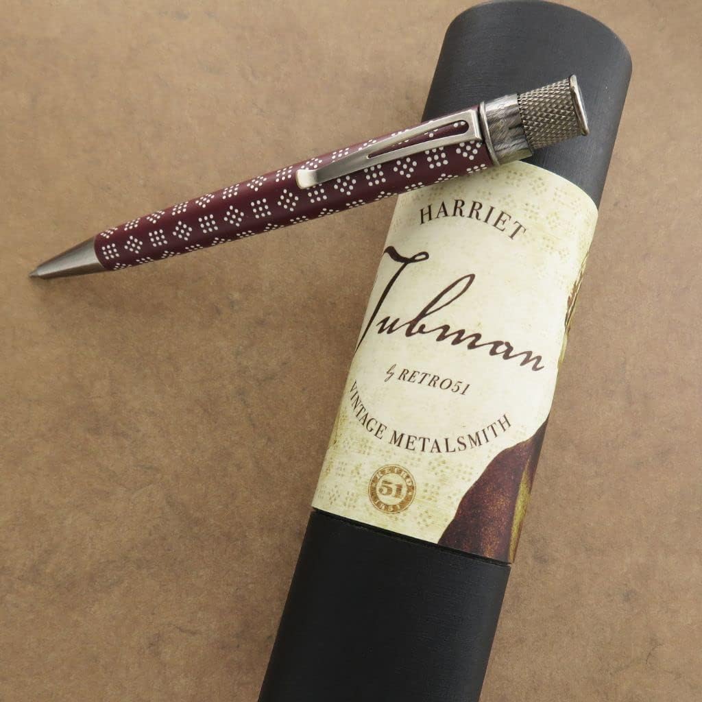 Retro 51 Harriet Tubman Collectible Rollerball Pen, Brown
